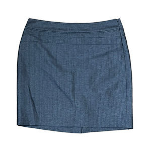 The‎ Limited Pencil Skirt Size 12 Chambray Blue Lined Womens Side Zip 36X20